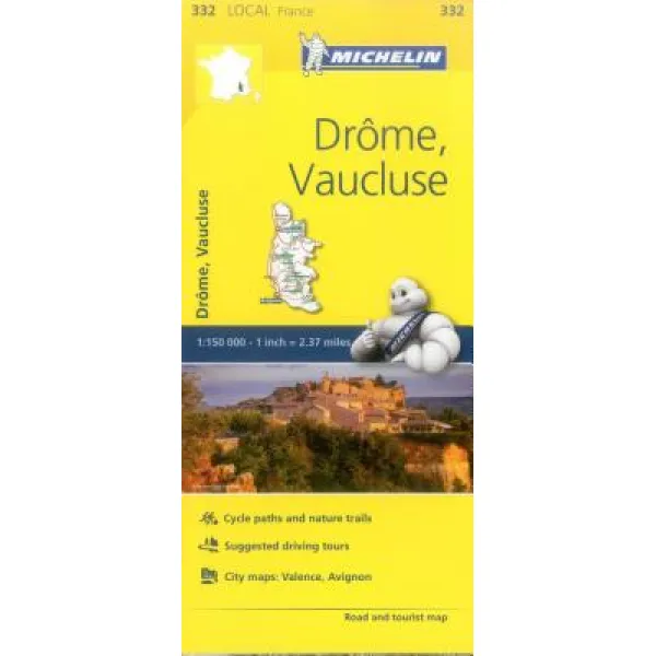 Michelin France: Drome Vaucluse Map 332 Folded, Michelin Travel Publications