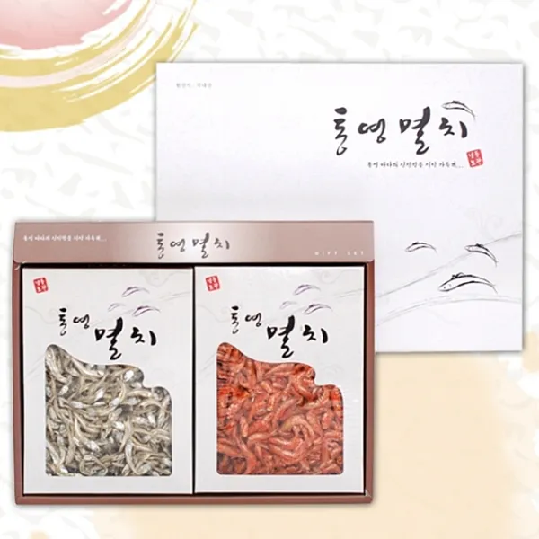 다이어트 건강 식품 국내산 멸치 2종 선물세트 4호(소멸치 350g 홍새우 250g) 물좋은 남해바다에서 어획한 신선한 멸치만 엄선 즉석식품 조리식품 즉석밥 견과류, 단일상품