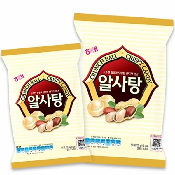 다이어트 건강 식품 해태 알사탕 81g X 10개 땅콩이 함유된 고소한 캔디 달콤 고소 즉석식품 조리식품 즉석밥 견과류 본상품선택
