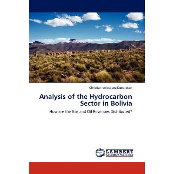 Analysis Of The Hydrocarbon Sector In Bolivia Paperback Lap Lambert Academic Publishing