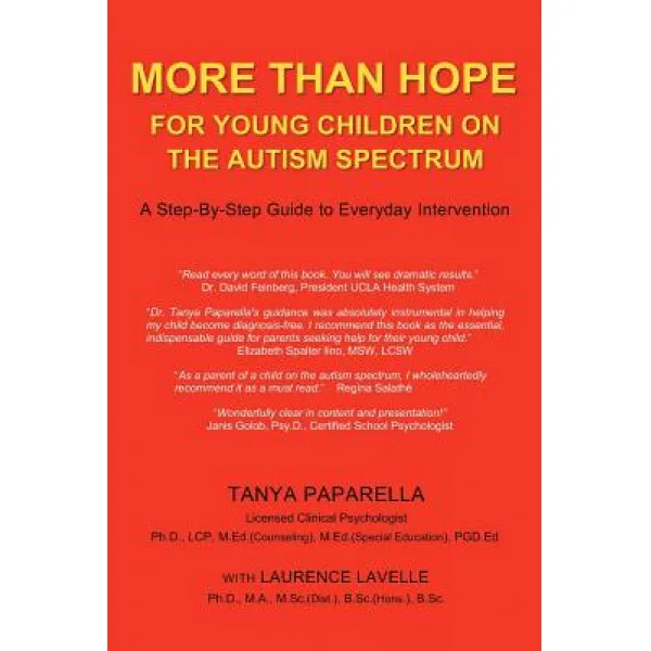 More Than Hope For Young Children On The Autism Spectrum Paperback Quick Link Learning