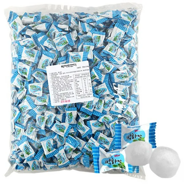 박하맛캔디 D 1.8kg 사탕 대용량사탕 캔디 대용량캔디 업소용사탕 젤리 엿 G012_맛고을박하맛캔디 1.8kg