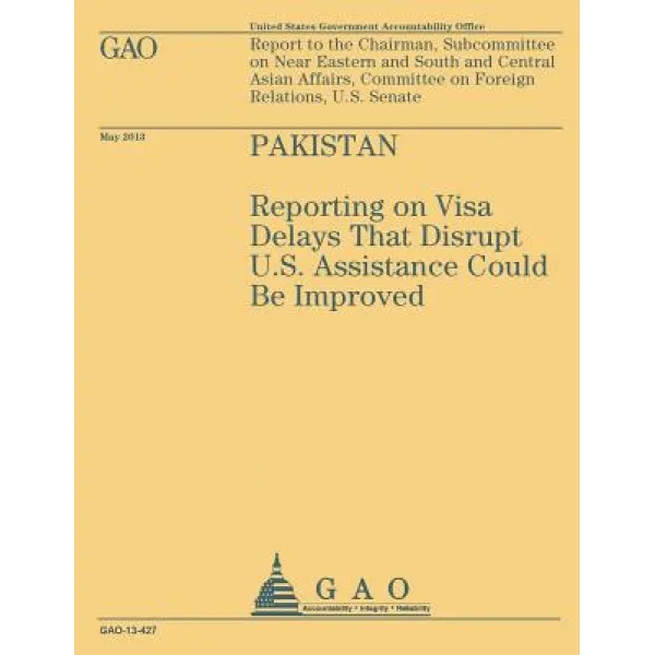 Report to the Chairman Subcommittee on Near Eastern and South and Central Asian Affairs Committee on..., Createspace