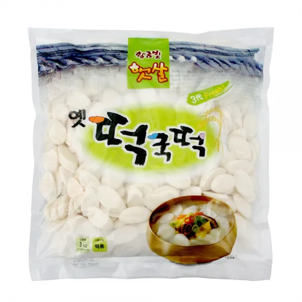 옛날 떡국떡 3kg x 4개 (박스) 약 80인분_대용량, 12kg, 1박스