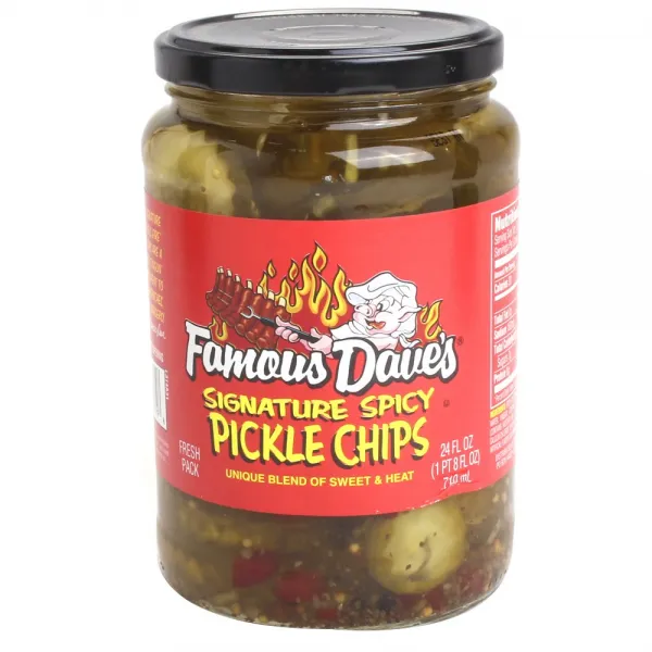 Famous Dave's 시그니처 스파이시 피클 칩, 1개, 710ml