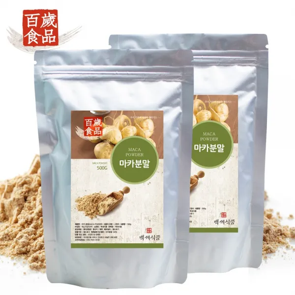 백세식품 페루산 마카분말500g, 500g, 2개