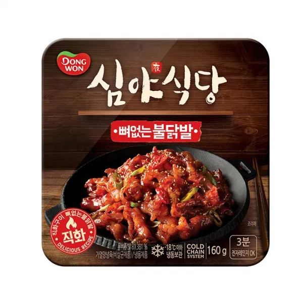 동원 심야식당 뼈없는불닭발160g, 2개