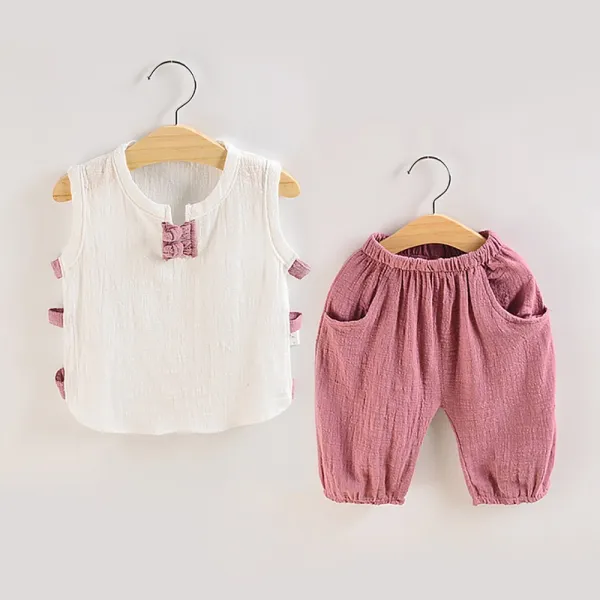 알럽베이비 쿨 나시 상하복 바지세트