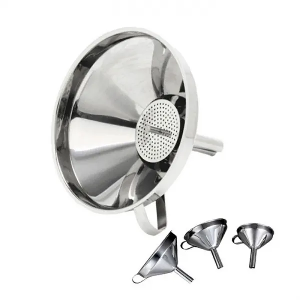 다올플러스 발라리아 깔대기 거름망 스텐 스테인레스 깔때기, 스텐 중, 1개
