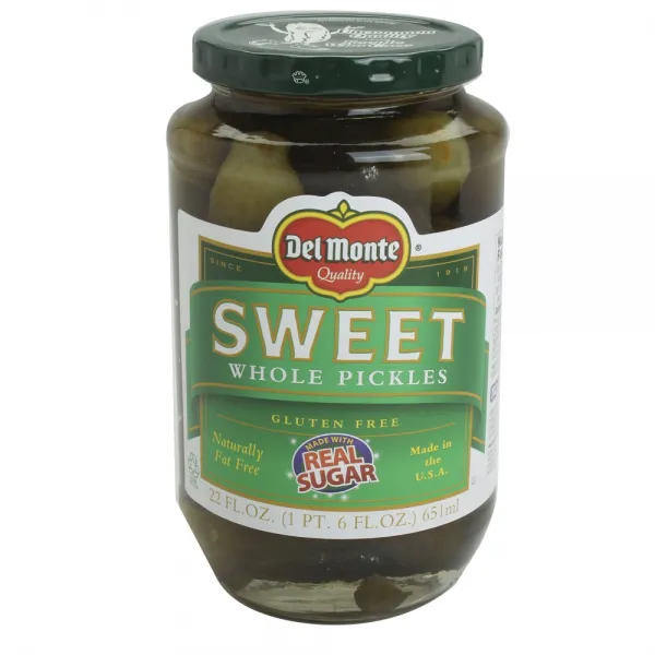 Del Monte 스위트 홀 피클, 1개, 651ml