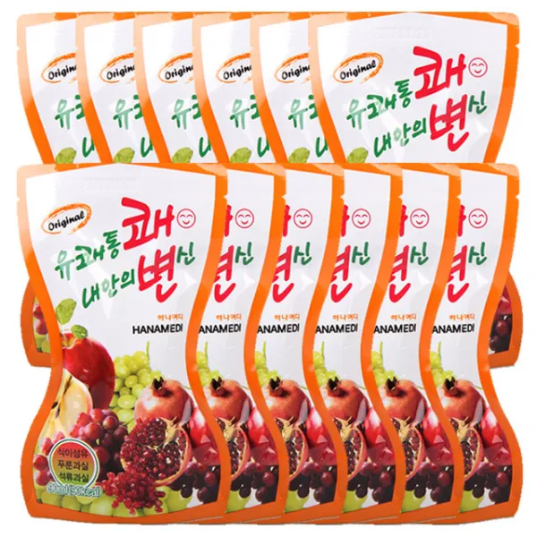 유쾌통쾌 내안의변신 파우치 쾌변90ml 쾌변 혼합음료 장청소, 12포, 90ml