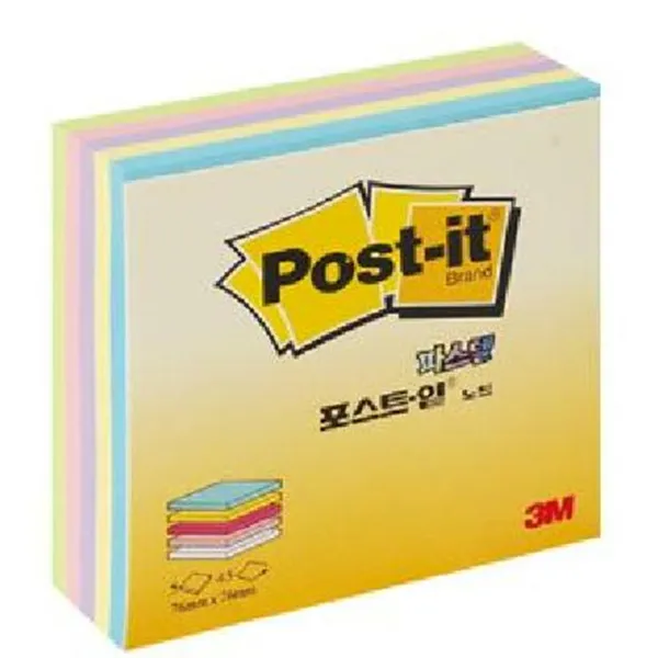 한국쓰리엠 3m 포스트잇 파스텔5색 Ct 33