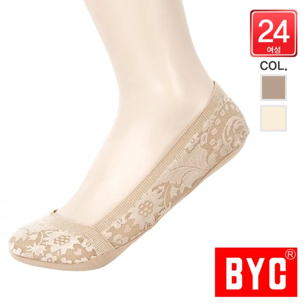 Byc 여자 여성 레이스 누드 덧신 페이크 히든 삭스 Bcs8324