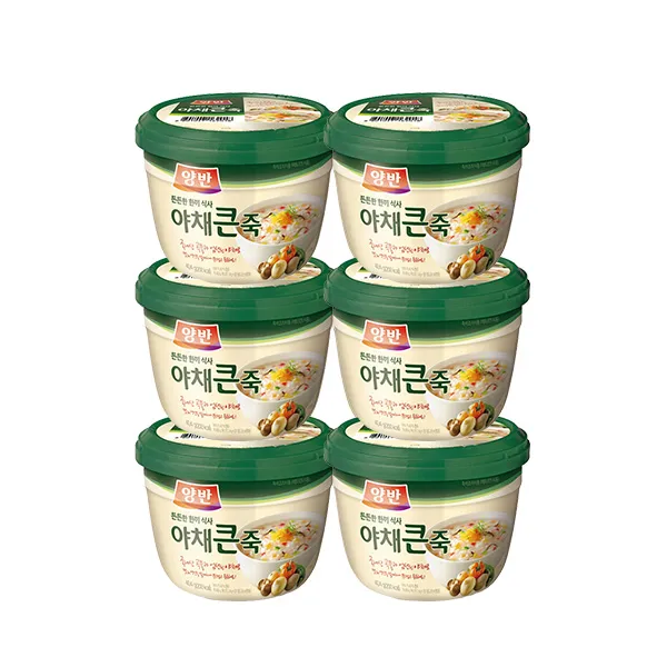 양반 야채큰죽404g, 404g, 6개