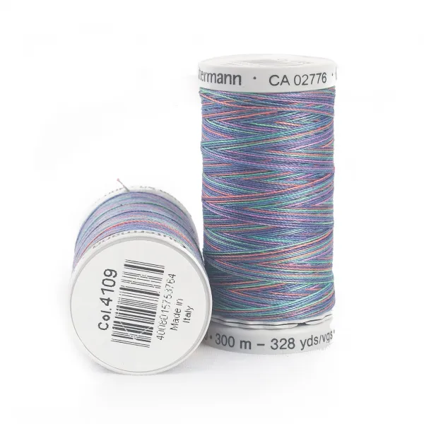 독일 명품 구터만 면복합사 레인보우실 300m, 4109