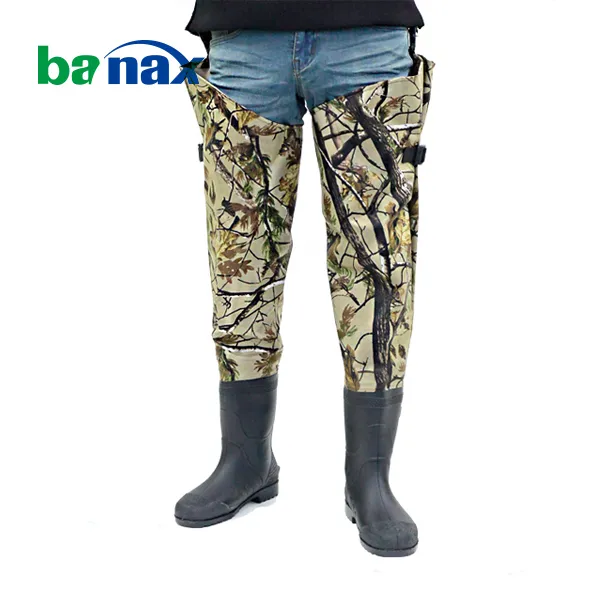바낙스 낚시장화 낚시신발 민물장화 민물낚시장화 해루질장화 허벅지장화 2166, 블랙, S(240-245)