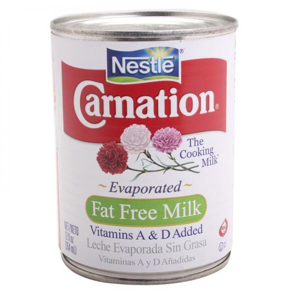 Carnation 에바퍼레이티드 팻 프리 밀크 1개 354ml
