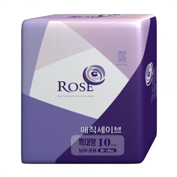로즈 특대형 겉기저귀 매직 테이프형 (매직 세이브), 10팩, 10개입