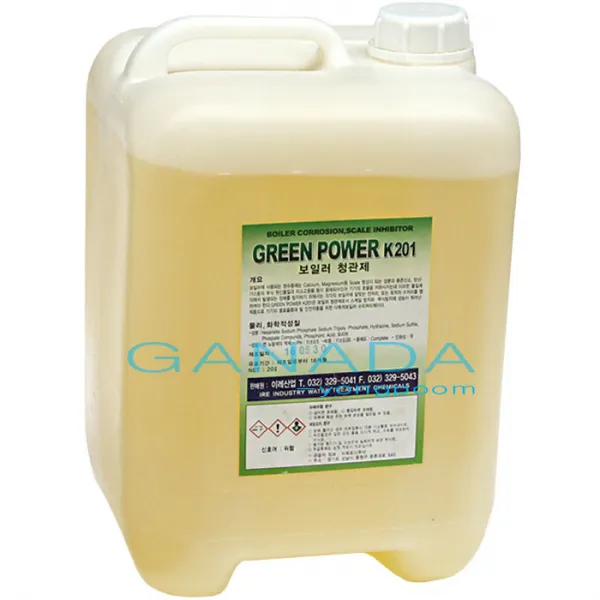 보일러청관제20리터 GREEN POWER 그린파워20리터 보일러청소약품 보일러녹방지 부식방지 스케일방지 보호제 관리제 열효율증대 성능향상, 1개