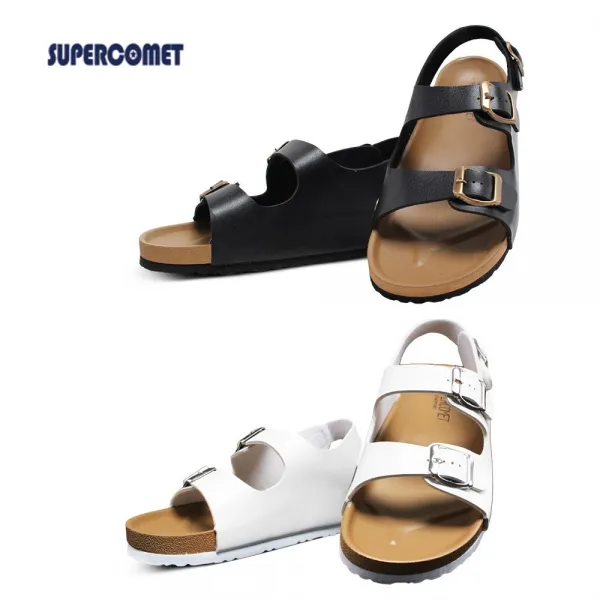 SHOEKING 남성 여성 커플 버클장식 캐주얼 슬리퍼 샌들 521