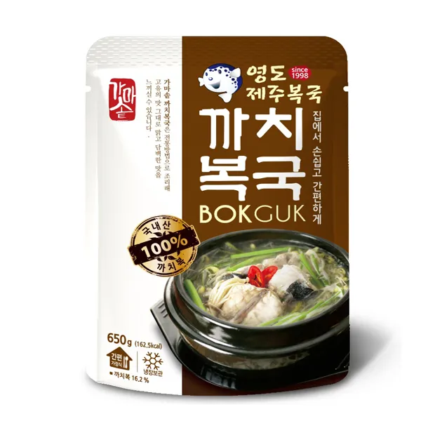 까치복국 650g x 5개 복어 복어국, 1개