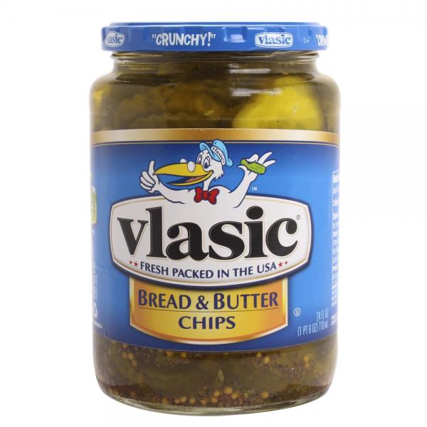 Vlasic 브레드 앤 버터 칩 마일드리 스위트, 1개, 710ml