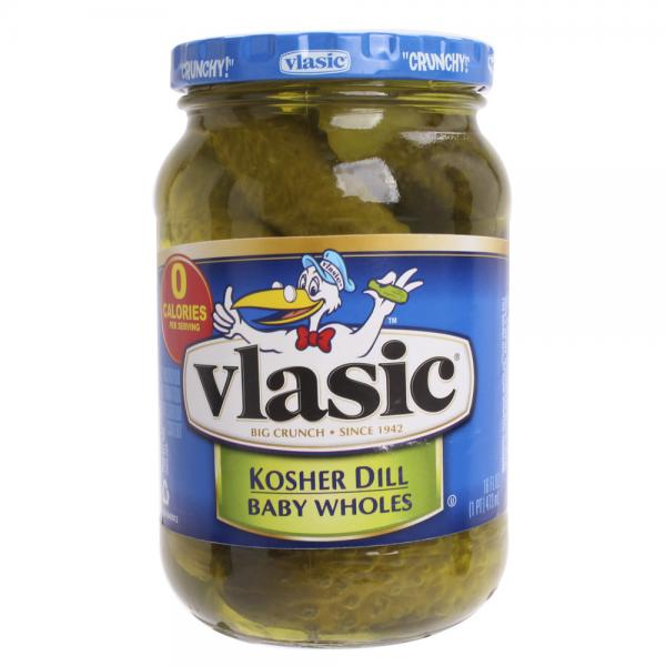 Vlasic 코셔 딜 베이비 홀 클래식 테이스트, 1개, 473ml