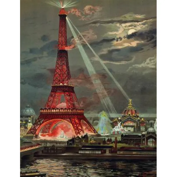 Notebook: Eiffel Tower Paris France Colorful 8.5 X 11 202 College Ruled Pages Paperback, Createspace Independent Publishing Platform