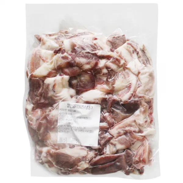 벅스웨이 돼지머리고기(절단) 약 1kg, 1개