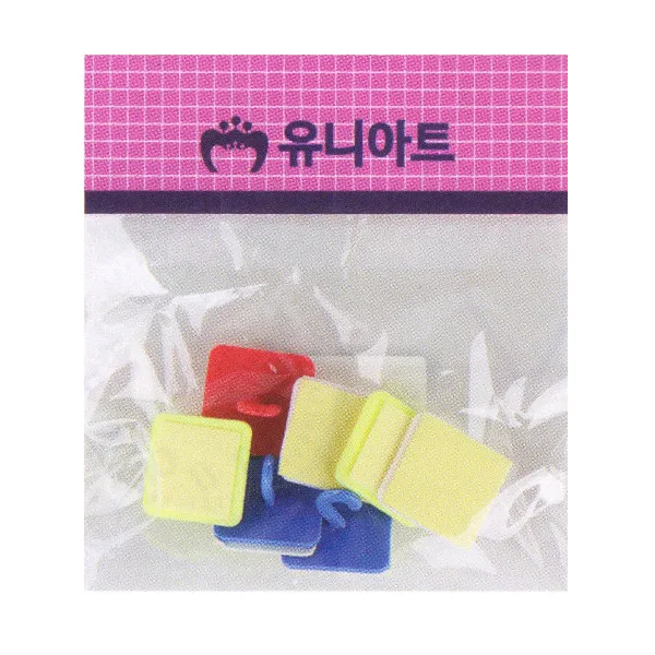 공방 공예 만들기 고리마운틴 사각 (칼라혼합) 10개 공예만들기 공작만들기 미술만들기 공예품 공작품 만들기재료