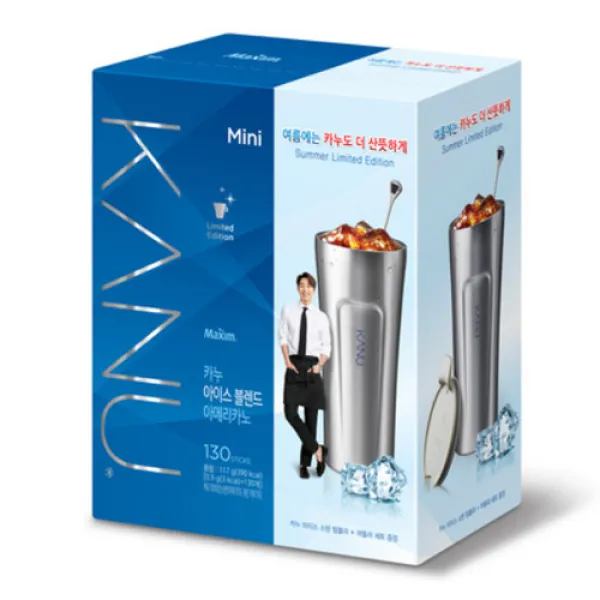 맥심 카누 아이스블렌드 미니 130개입+스텐텀블러1개 세트 1개
