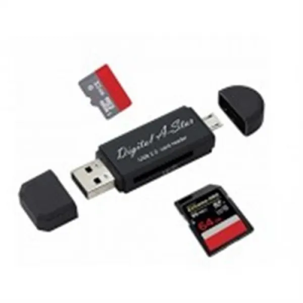 과묵 한 coasd sd 카드 리더 / sd 카드 어댑터 sd / micro sd 카드 판독기 / 마이크로 otg / usb 2.0 p, 단일상품