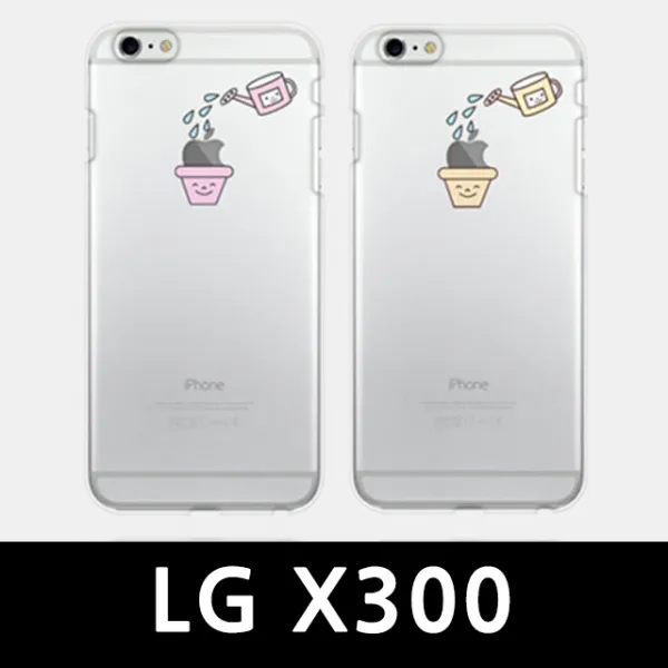 유앤강 LG X300 물을 줄게 젤리케이스