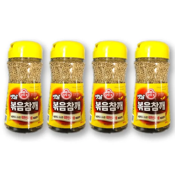 예이니종합물류 오뚜기 옛날 볶음참깨 4개(100g*4개) 수입깨 국산깨 들깨가루 해표깨, 100g, 4개