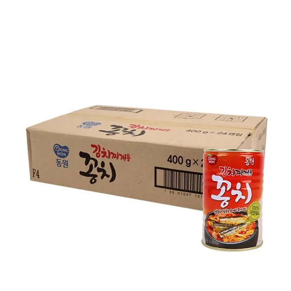 동원 김치찌개용꽁치 400g 24개 통조림 안주 반찬 꽁치 400g 24개