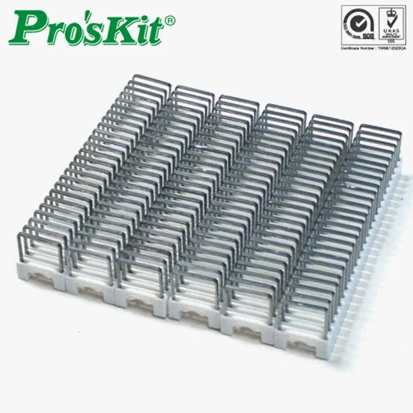 (2개묶음)(Prokit) 6mm 타커용 U자 스템플 공구 생활공구 작업공구 공구세트 수공구류