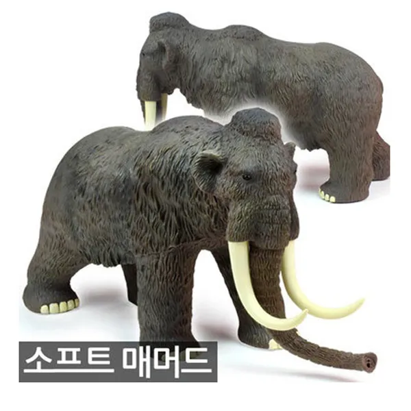 반디 대형 소프트 메머드 동물학습 동물모형 동물장난감 동물완구 학습완구