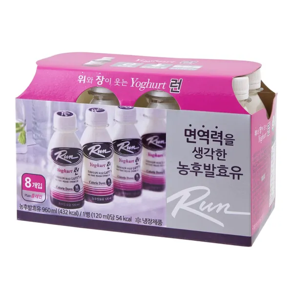 신앙촌 본사직영 런 농후발효유 8개 120ml