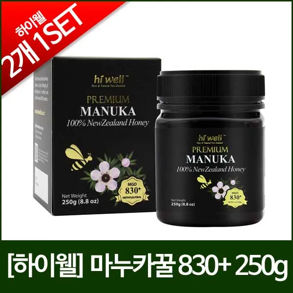 [하이웰] 마누카꿀 830+250g 2개, 단일상품