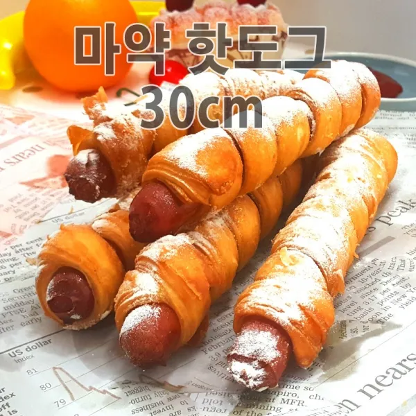 푸드드림 쏘팡 마약핫도그 회오리210gx10개입 2.1kg, 210g, 10개입