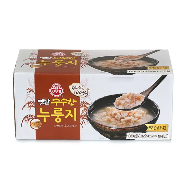 오뚜기 옛날 구수한 누룽지 60g X 18개입 2개