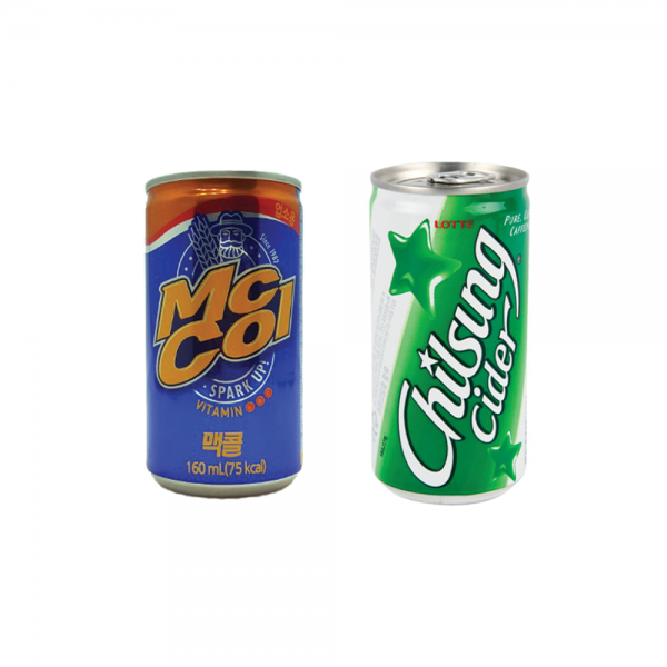 일화 롯데 칠성사이다 190ml 30캔 맥콜 160ml 30캔(업소용), 60캔