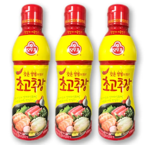 예이니식품 오뚜기 초고추장 3개(500gx3개)회 삼겹살 야채무침소스 볶음양념요리장 초고추장 회초장 양념초장, 500g, 3개
