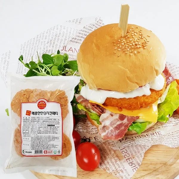 성원 매콤한 안심치킨패티 10개입, 1kg, 1개