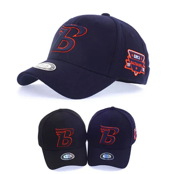 베스트컴퍼니 볼티모어 스판볼캡 야구모자 소두 대두볼캡모자 Mlb