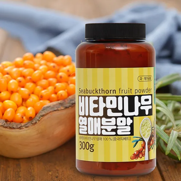 엔에스유 비타민나무열매분말 300g 가루 산자나무 티베트, 1통