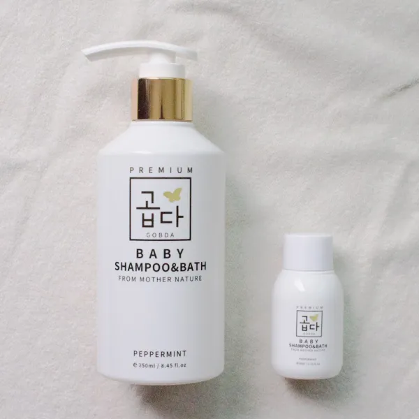 곱다 프리미엄 베이비 샴푸 앤 바스 250ml + 30ml 유아샴푸, 1개