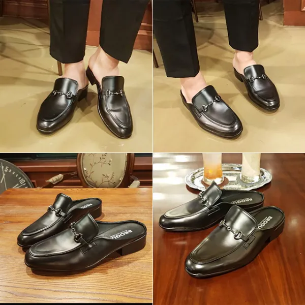 브로그맨 남성슬리퍼 남자블로퍼 비죠 키높이 4cm