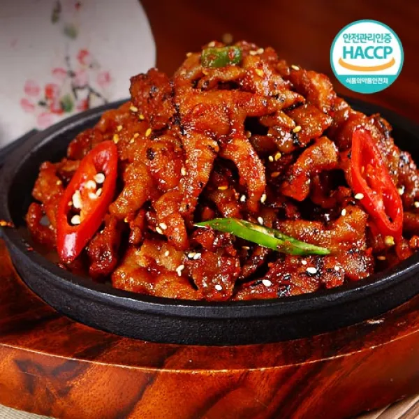 원앙에프앤비 직화구이 S라인 뼈없는 불닭발, 10팩, 230g