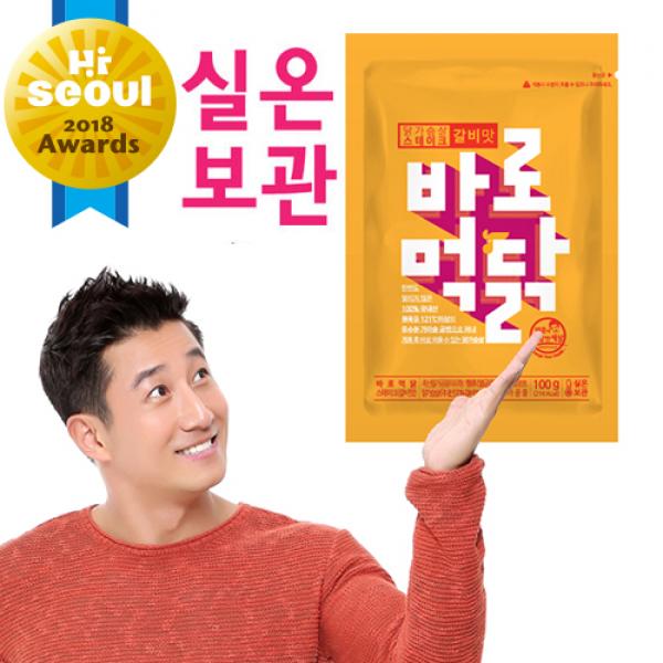 이훈의건강한세상 실온보관 닭가슴살 바로먹닭 스테이크 100g 30팩